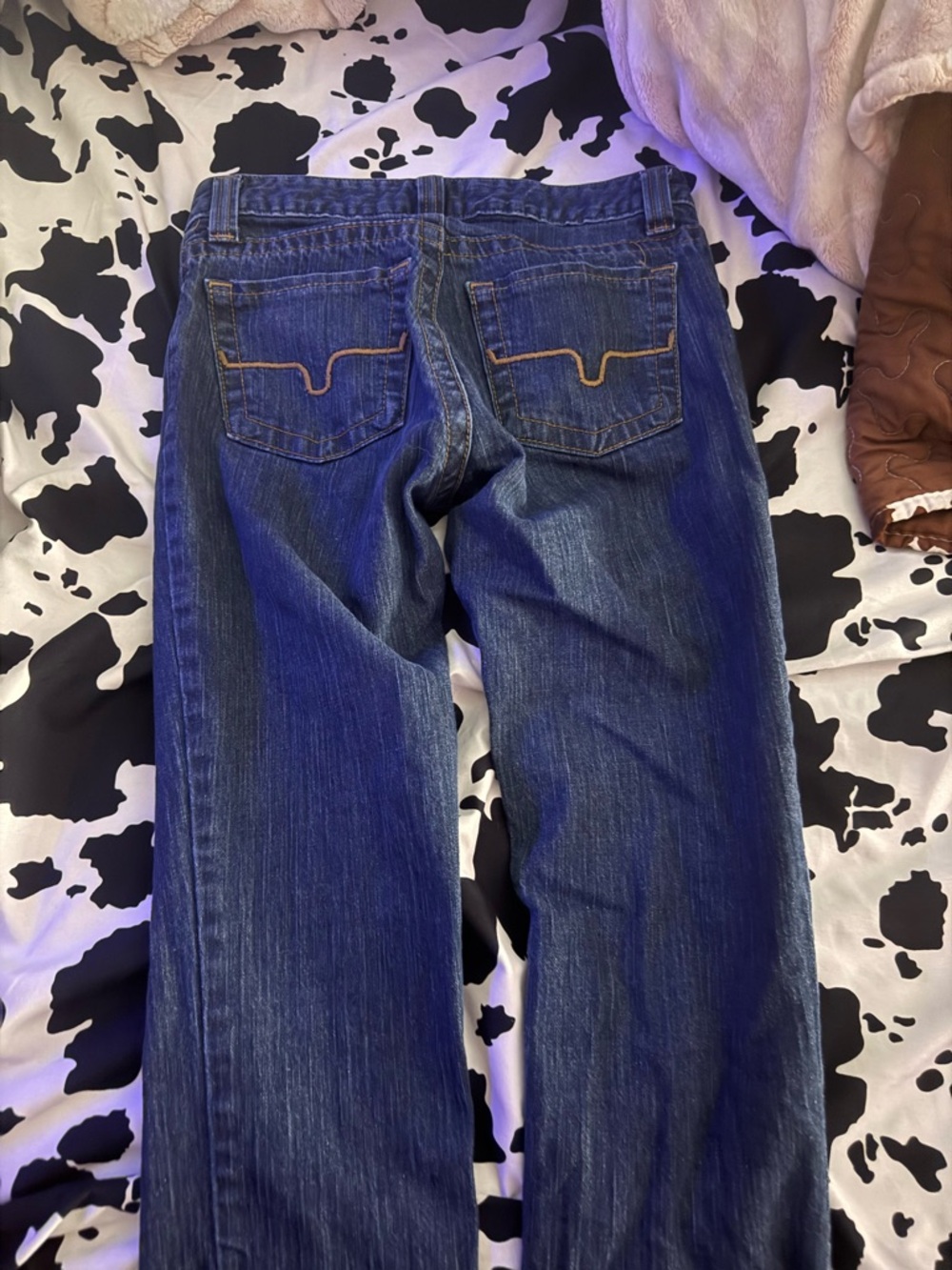 Kimes Classic women’s  Dark Blue Straight-Leg Jeans